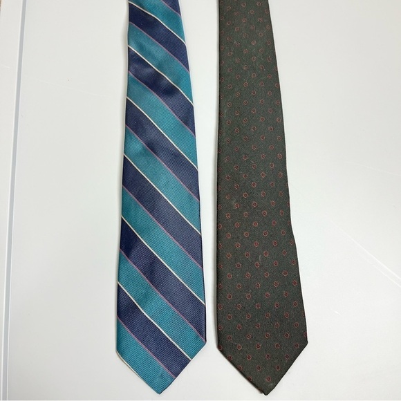 Robert Talbott Lot of 2 Wool and silk ties - Picture 6 of 8